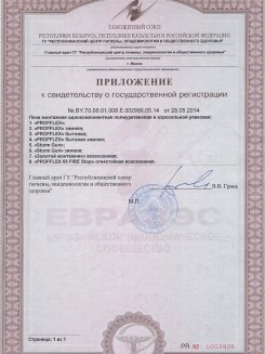2015.03.25 Железнодорожный - Приложение к сертификату, Профили поливинилхлоридные системы Rehau.