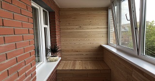 Отделка, остекление, утепление балконов в железнодорожном от 210 руб. м/2.