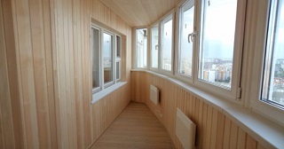 Отделка, остекление, утепление балконов в железнодорожном от 210 руб. м/2.